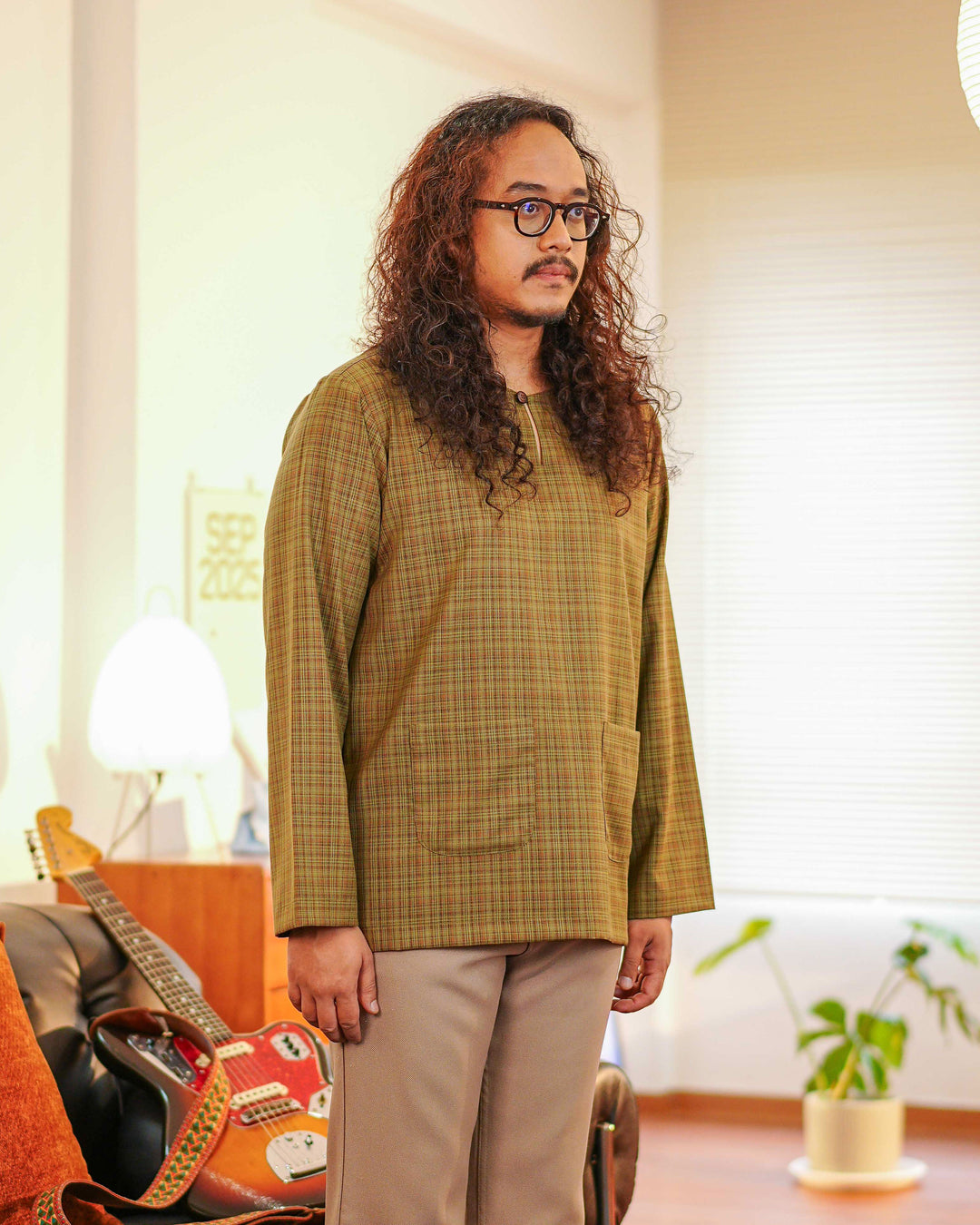 Kurta Tera - Moss Green