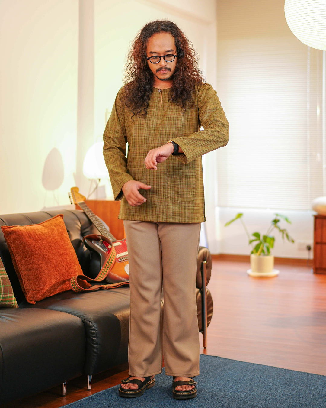 Kurta Tera - Moss Green