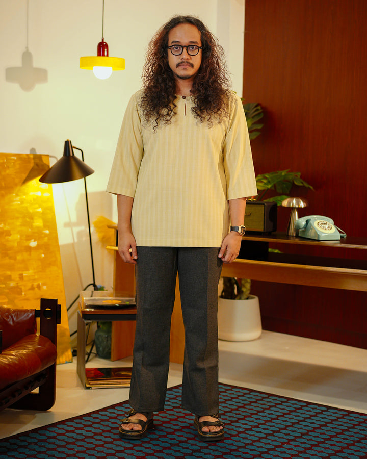 Kurta Tajur - Soft Yellow