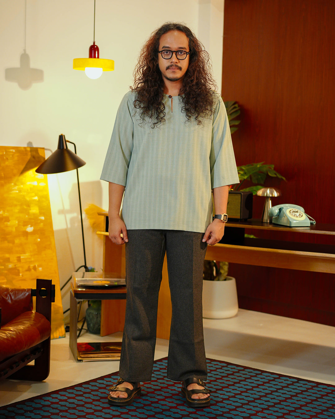 Kurta Tajur - Teal Blue