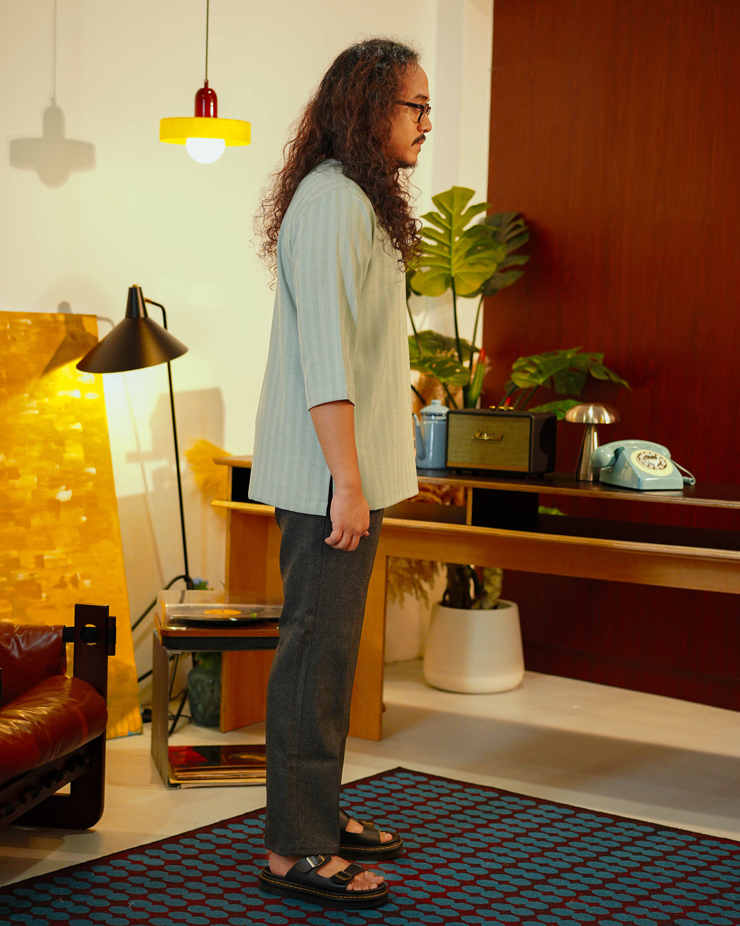 Kurta Tajur - Teal Blue