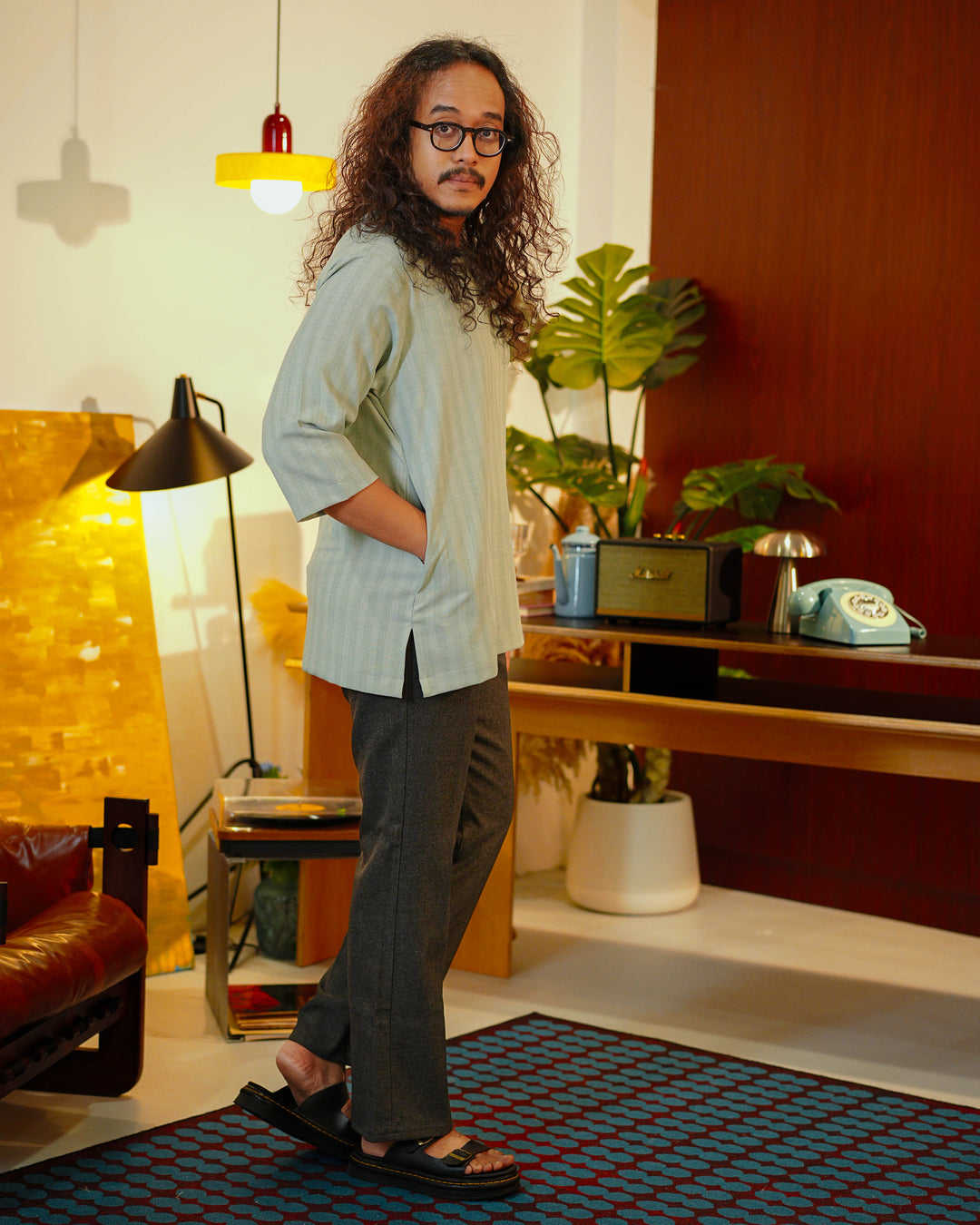 Kurta Tajur - Teal Blue