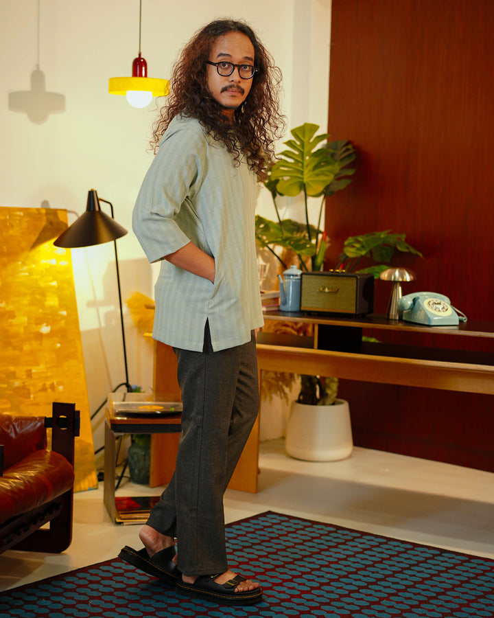 Kurta Tajur - Teal Blue