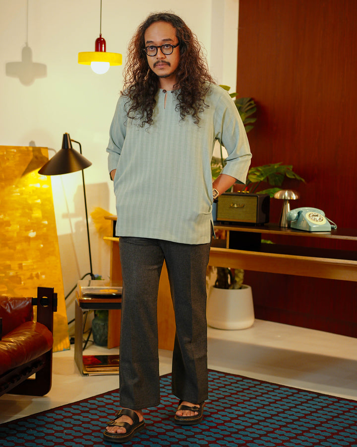 Kurta Tajur - Teal Blue