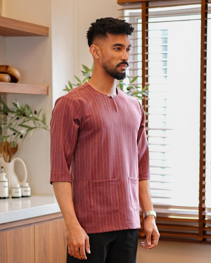 Kurta Jalin - Maroon