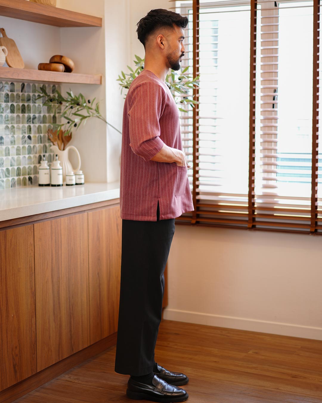 Kurta Jalin - Maroon