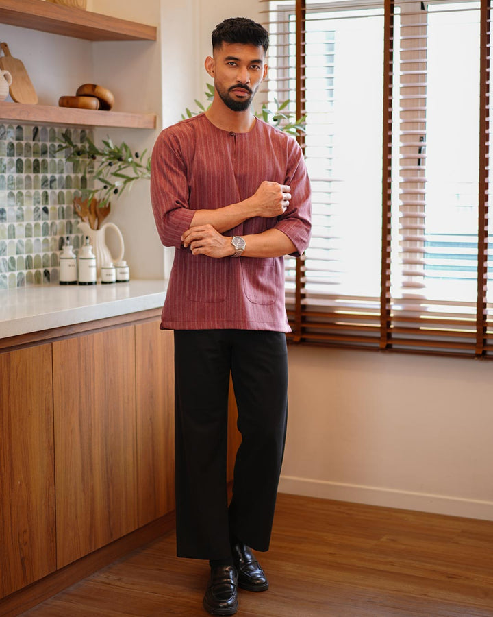 Kurta Jalin - Maroon