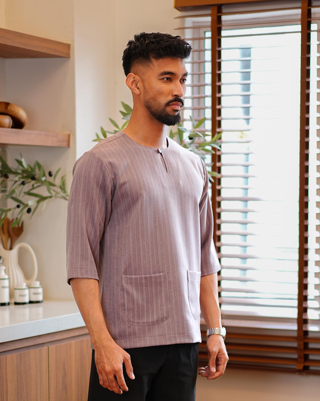 Kurta Jalin - Dusty Purple