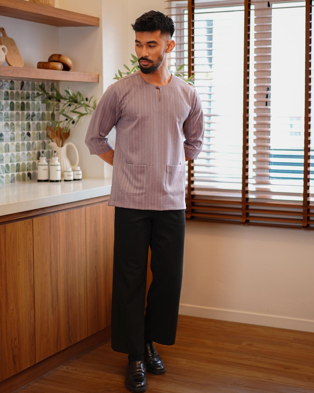 Kurta Jalin - Dusty Purple