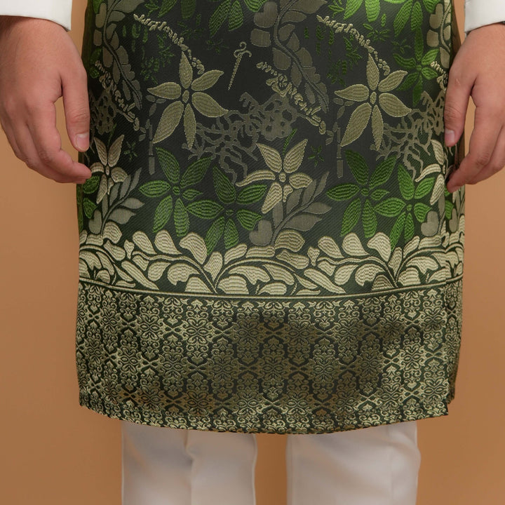 Rebung Instant Sampin Adult - Emerald Green & Gold - SampinExclusiveMy