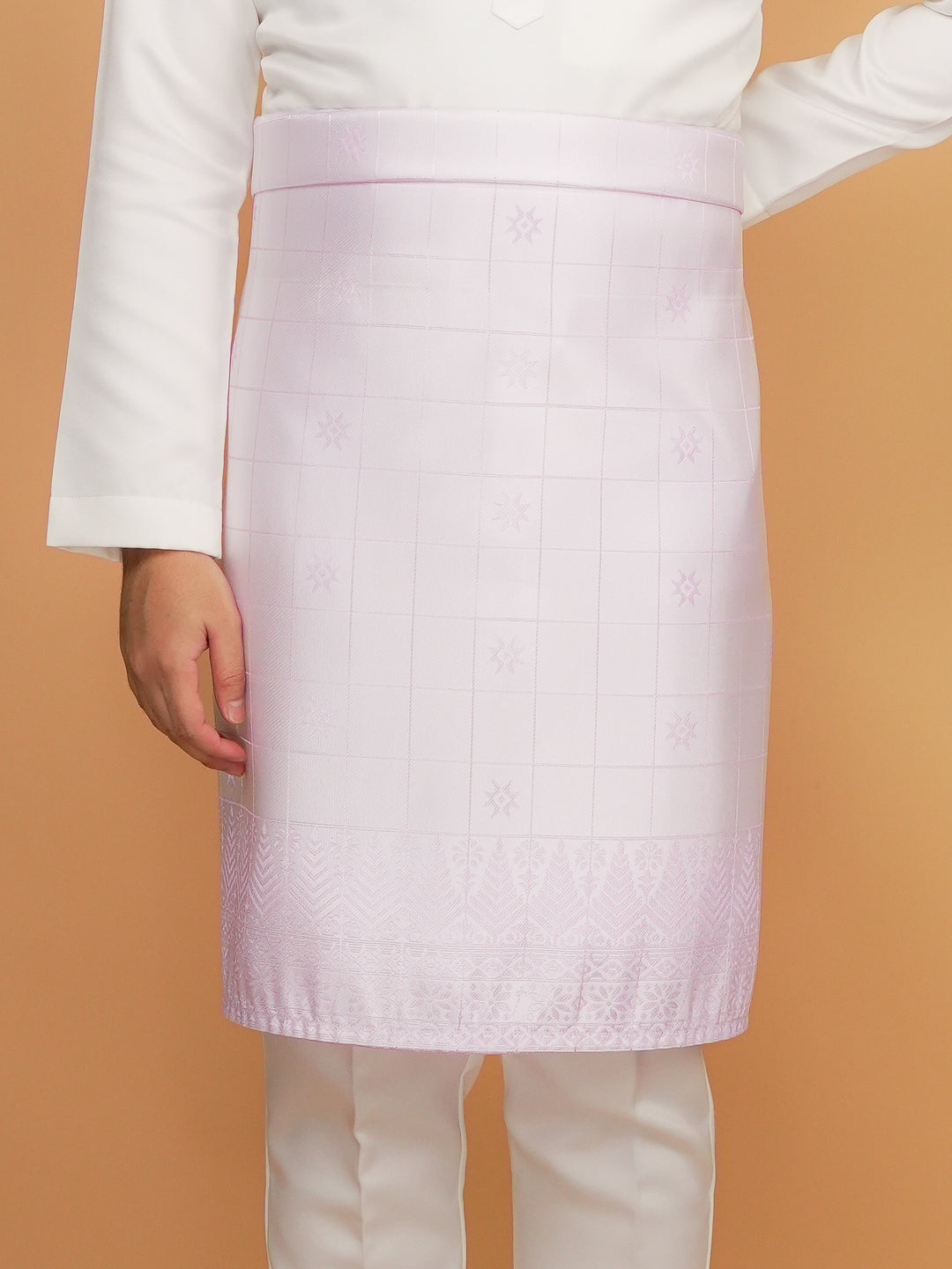 Tabur Original Sampin Adult - Offwhite & Soft Purple - SampinExclusiveMy
