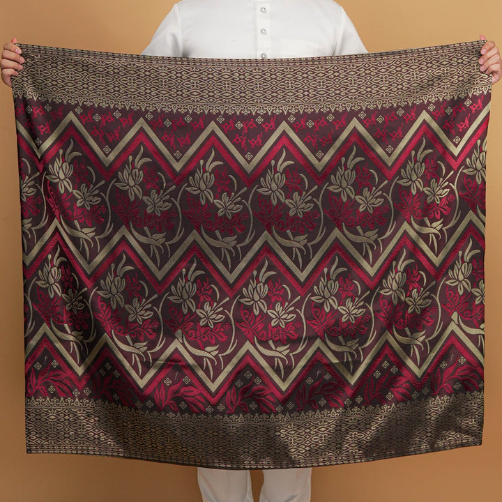 Kirana Original Sampin Adult - Maroon & Gold - SampinExclusiveMy