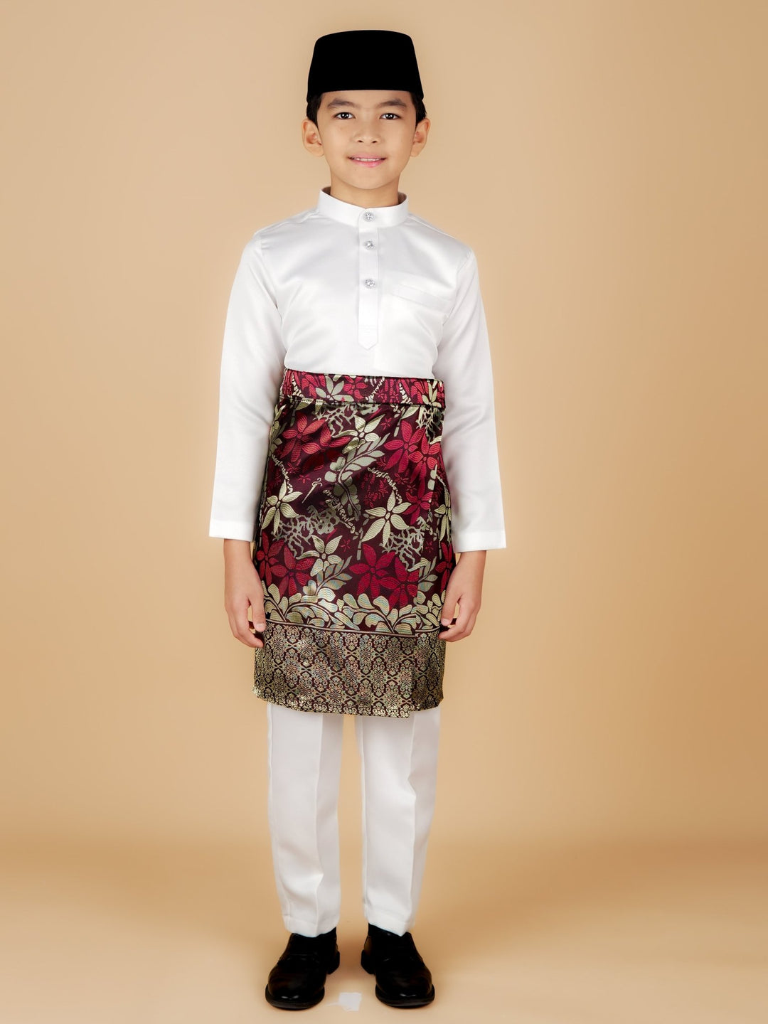 Rebung Instant Sampin Kid - Maroon & Gold - SampinExclusiveMy