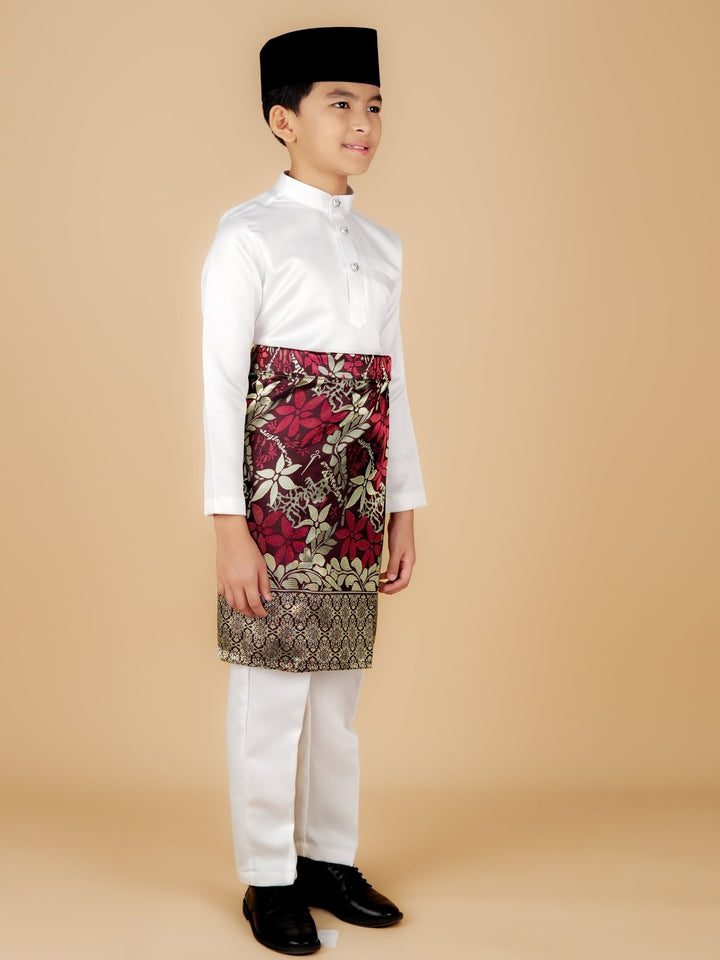 Rebung Instant Sampin Kid - Maroon & Gold - SampinExclusiveMy