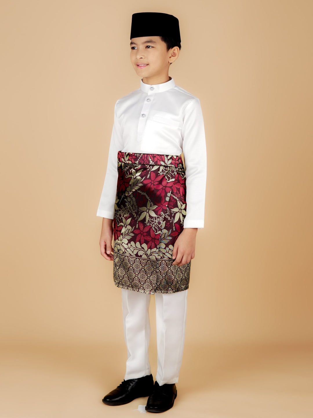 Rebung Instant Sampin Kid - Maroon & Gold - SampinExclusiveMy