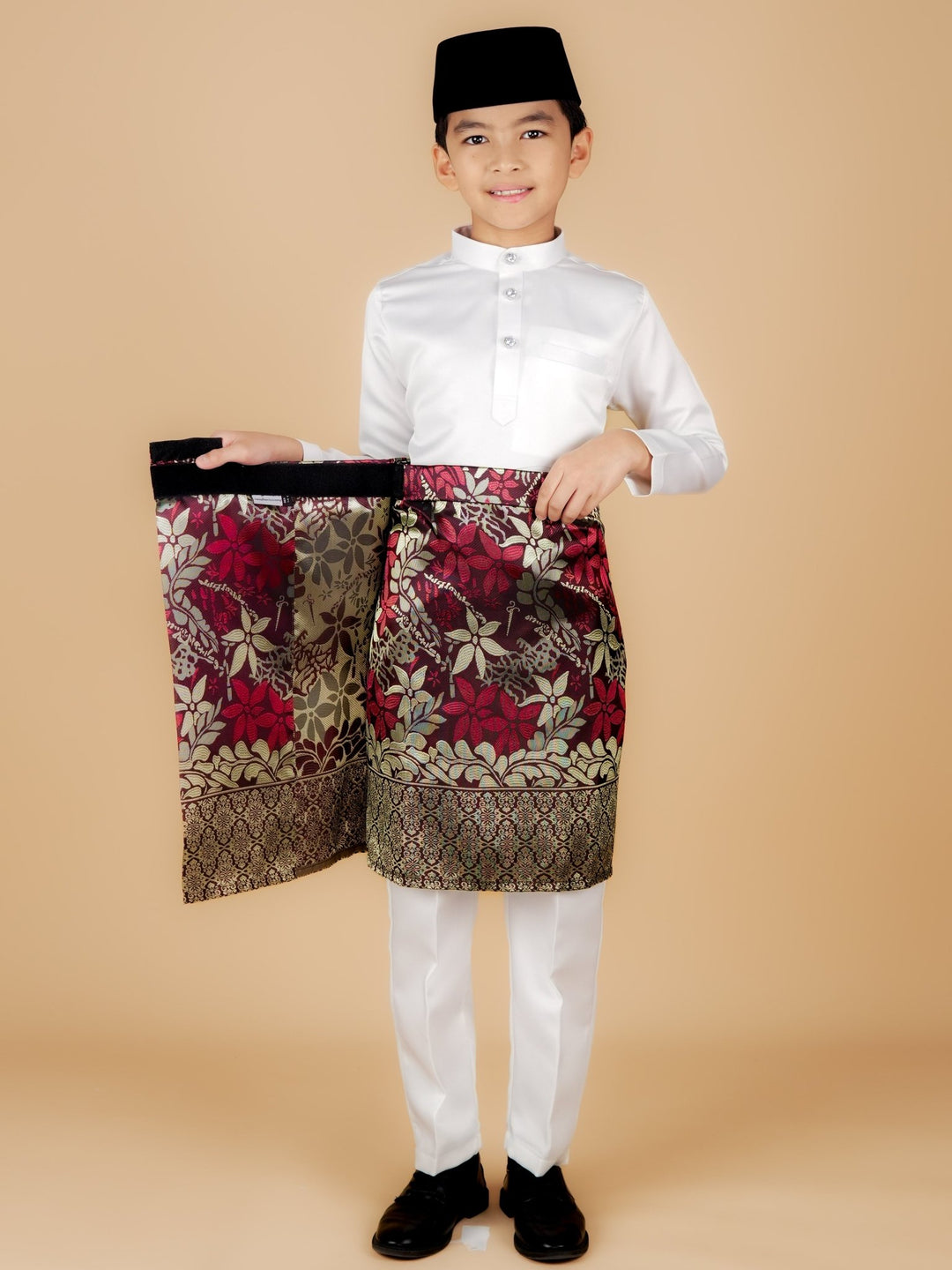 Rebung Instant Sampin Kid - Maroon & Gold - SampinExclusiveMy