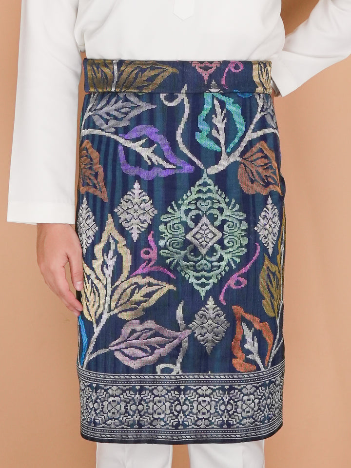 Davinci 258 - Dark Blue Silver & Mix colour (2.5m)