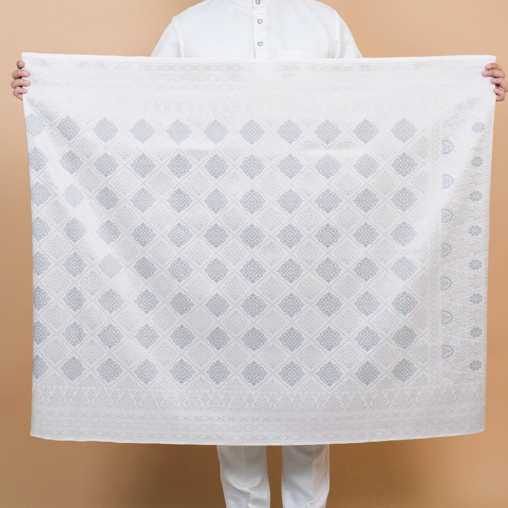 Elegant 566 - Offwhite Silver & Grey - SampinExclusiveMy