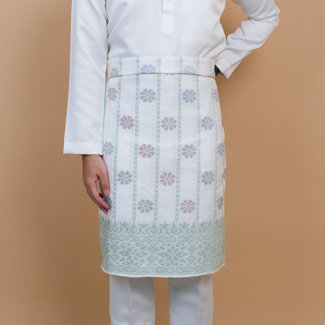 Elegant 567 - Offwhite Green & Mix - SampinExclusiveMy