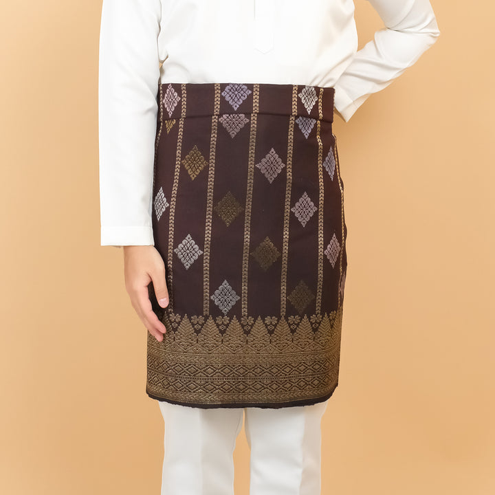 Elegant 590 - Dark Brown Gold & Silver - SampinExclusiveMy