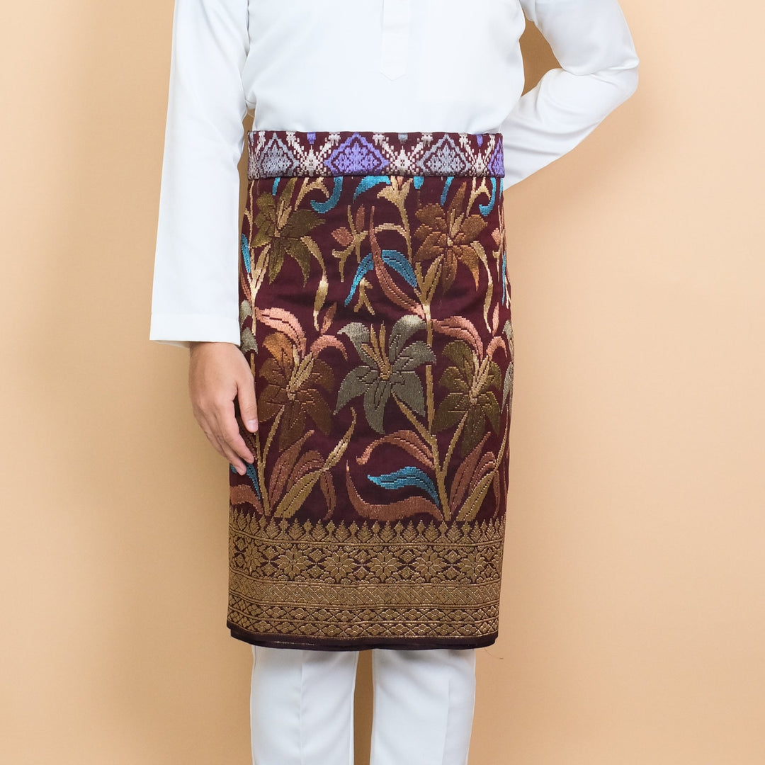 Davinci 236 - Burgundy Gold & Mix colour (2.5m) - SampinExclusiveMy