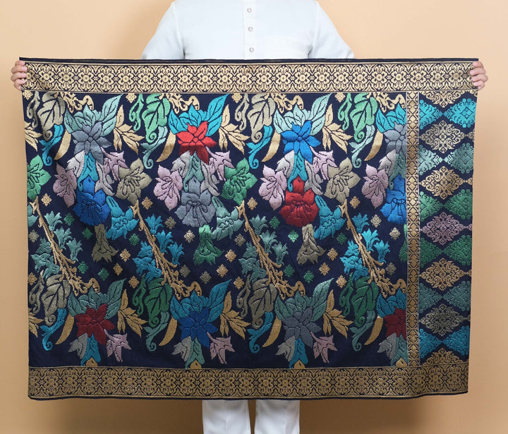 Davinci 237 - NavyBlue Gold & Mix colour (2.5m) - SampinExclusiveMy