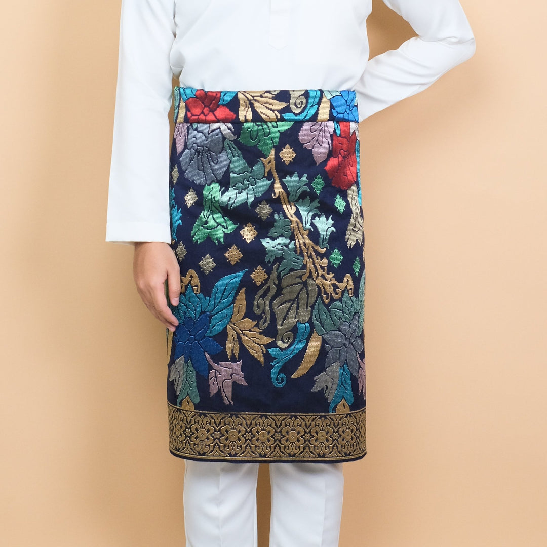 Davinci 237 - NavyBlue Gold & Mix colour (2.5m) - SampinExclusiveMy