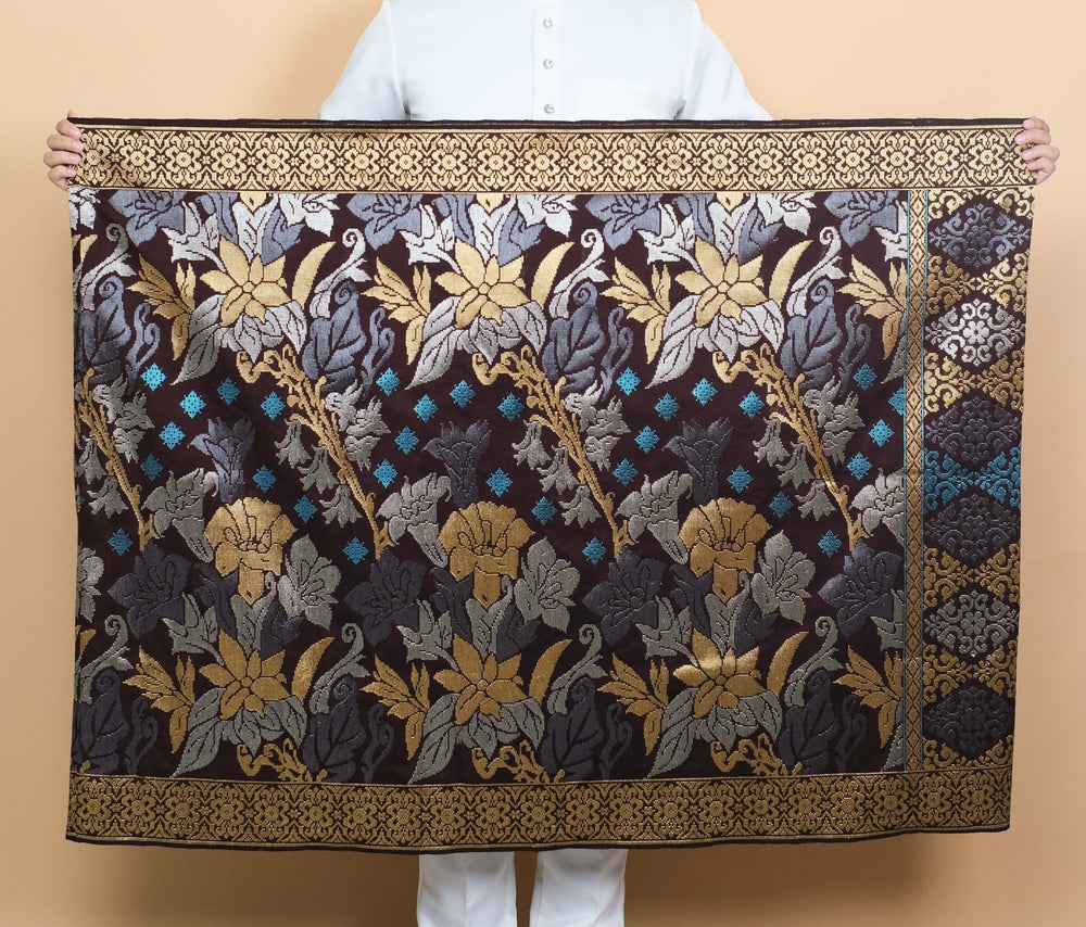 Davinci 244 - DarkBrown Gold & Mix colour (2.5m) - SampinExclusiveMy