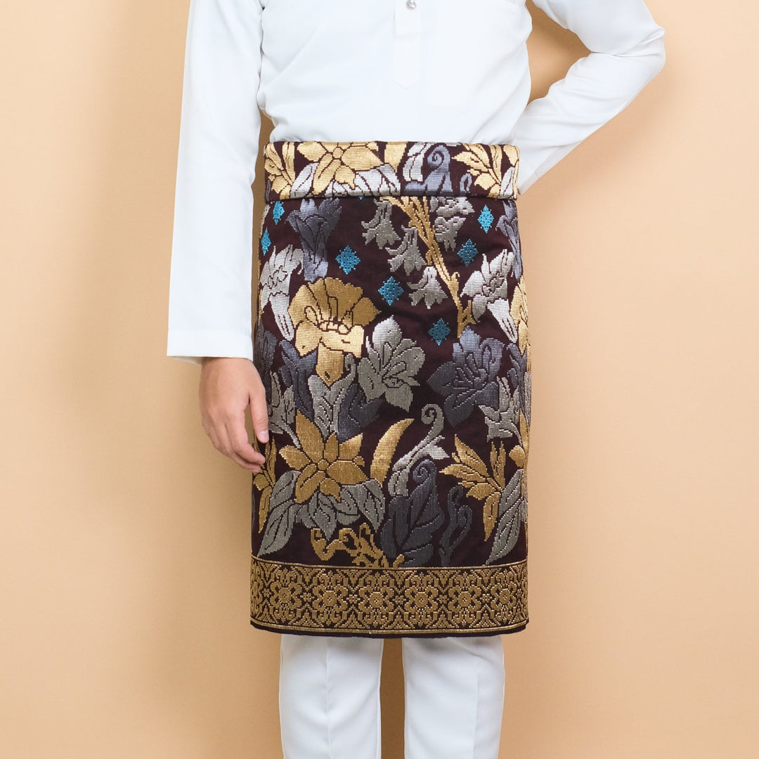 Davinci 244 - DarkBrown Gold & Mix colour (2.5m) - SampinExclusiveMy