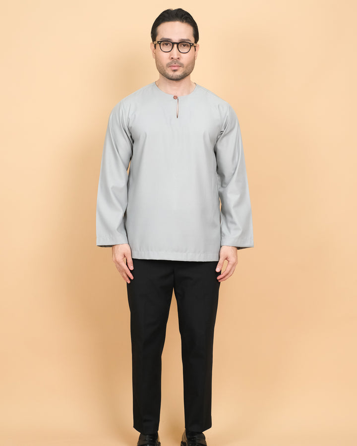Kurta Malek - Soft Grey - SampinExclusiveMy