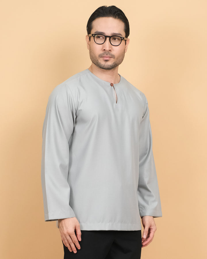 Kurta Malek - Soft Grey - SampinExclusiveMy