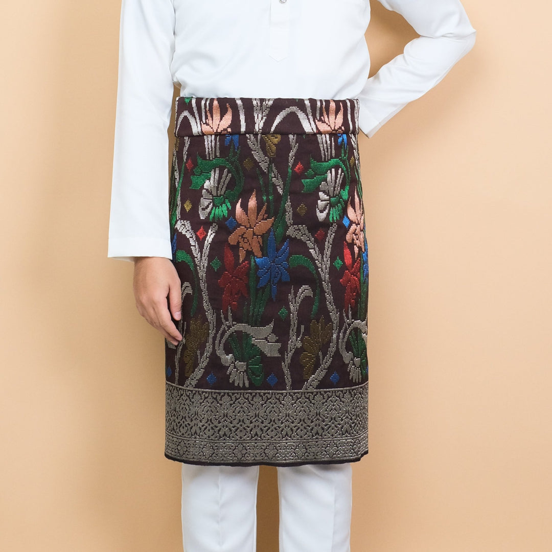 Davinci 256 - DarkBrown Silver & Mix colour (2.5m) - SampinExclusiveMy