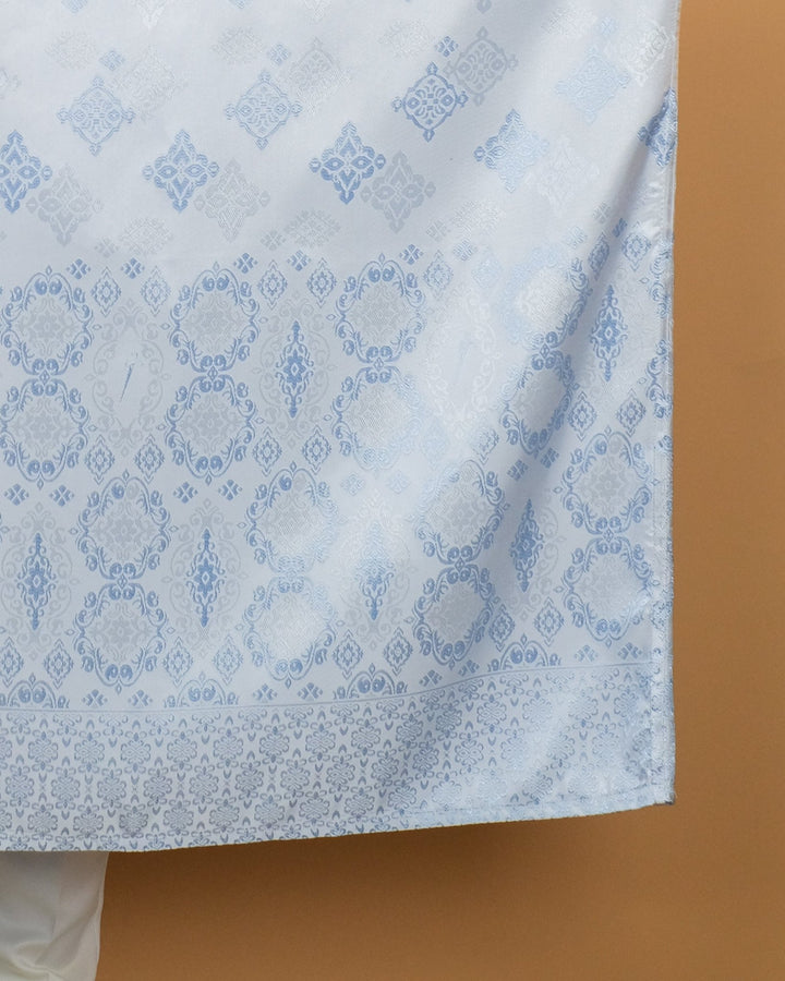 Kesuma Original Sampin Adult - Offwhite & Soft Blue - SampinExclusiveMy