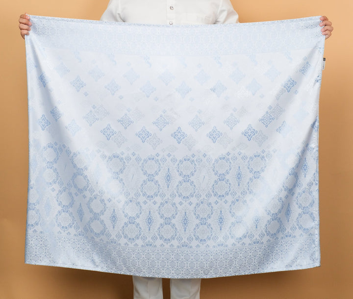 Kesuma Original Sampin Adult - Offwhite & Soft Blue - SampinExclusiveMy