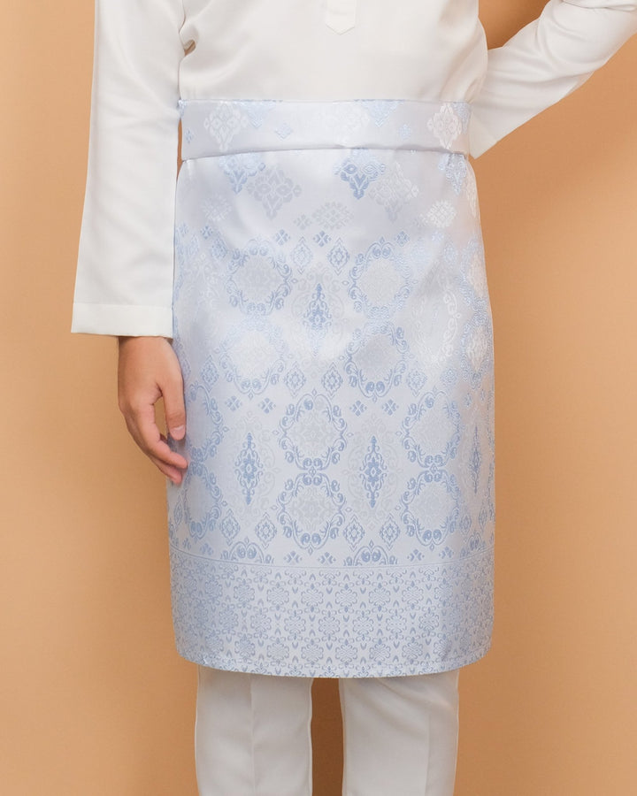 Kesuma Original Sampin Adult - Offwhite & Soft Blue - SampinExclusiveMy