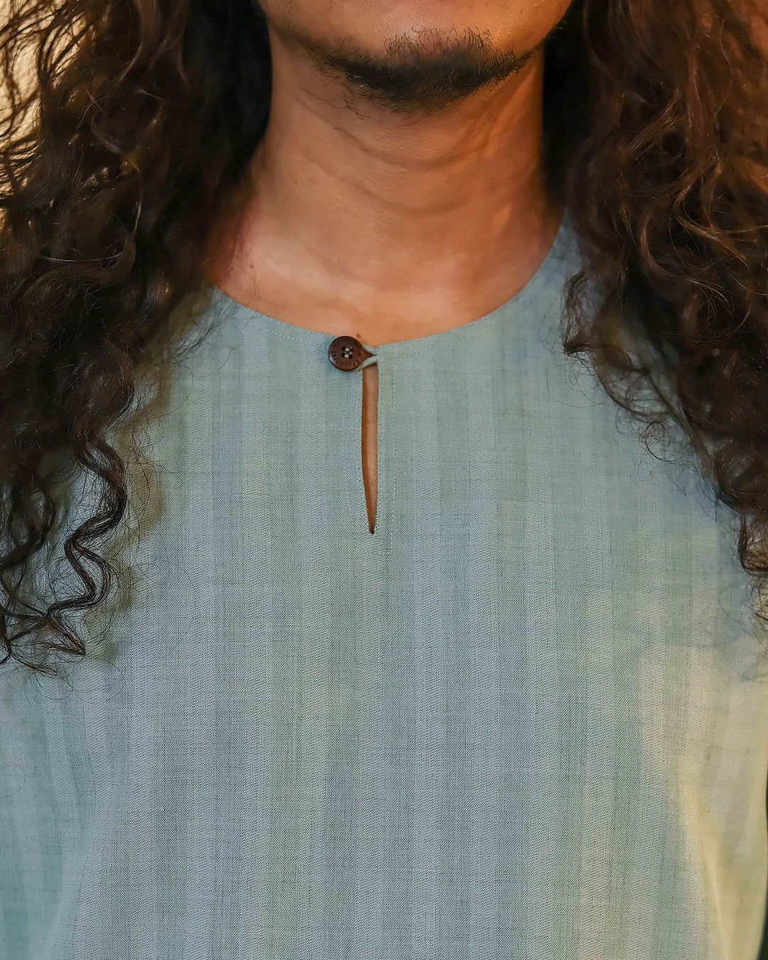 Kurta Tajur - Teal Blue