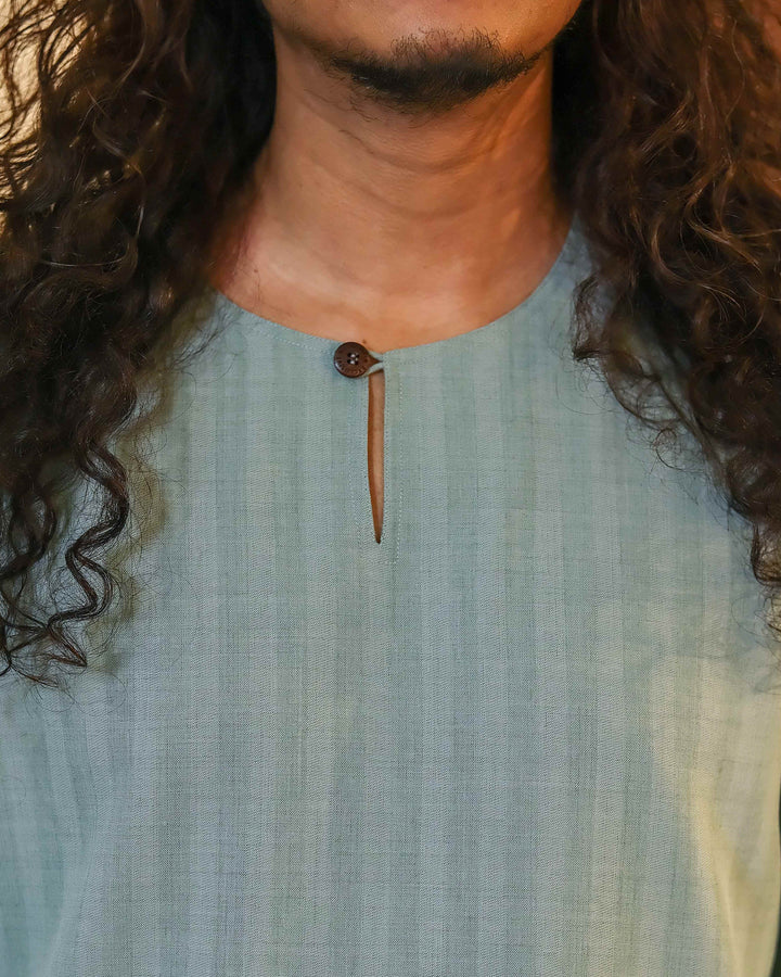 Kurta Tajur - Teal Blue