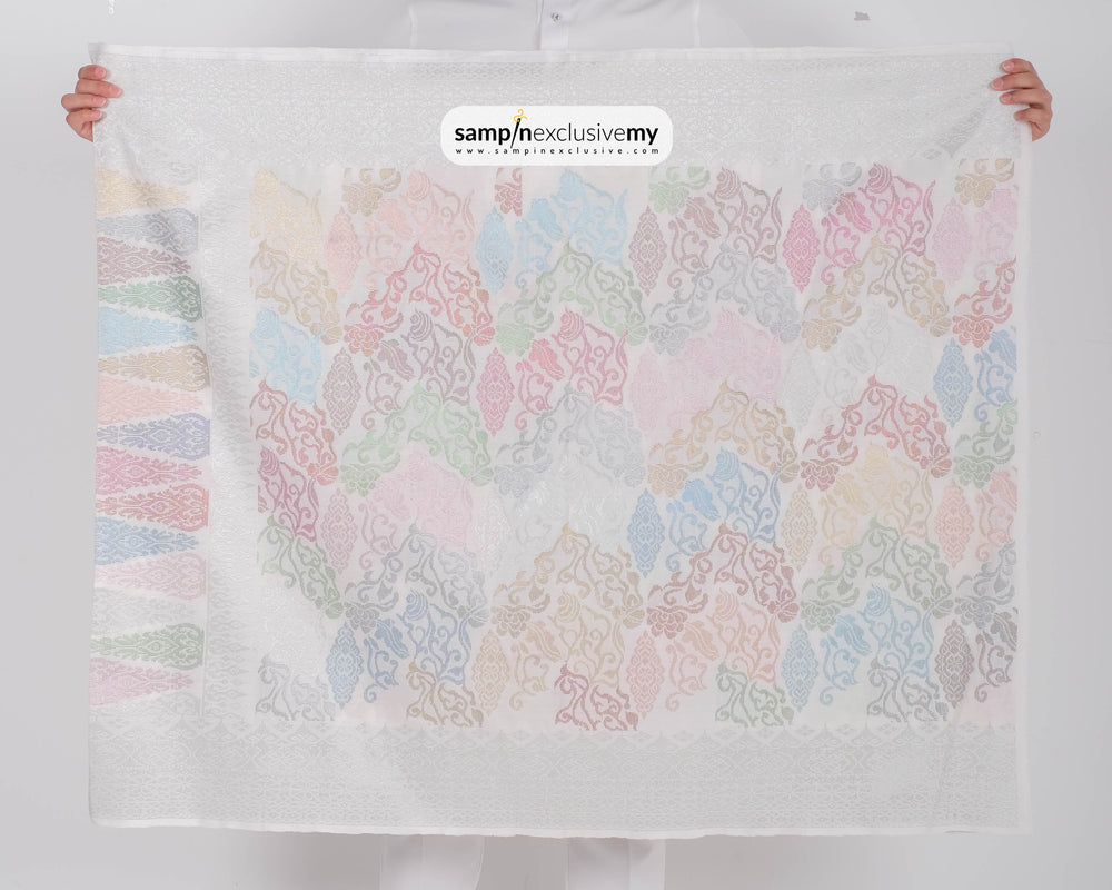 Elegant EX387 - Offwhite & Silver - SampinExclusiveMy