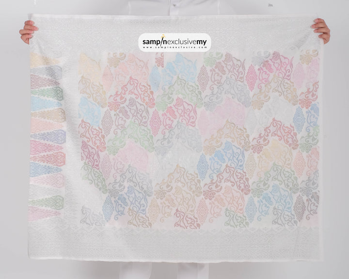 Elegant EX387 - Offwhite & Silver - SampinExclusiveMy