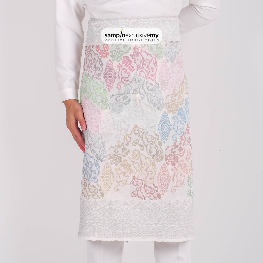 Elegant EX387 - Offwhite & Silver - SampinExclusiveMy