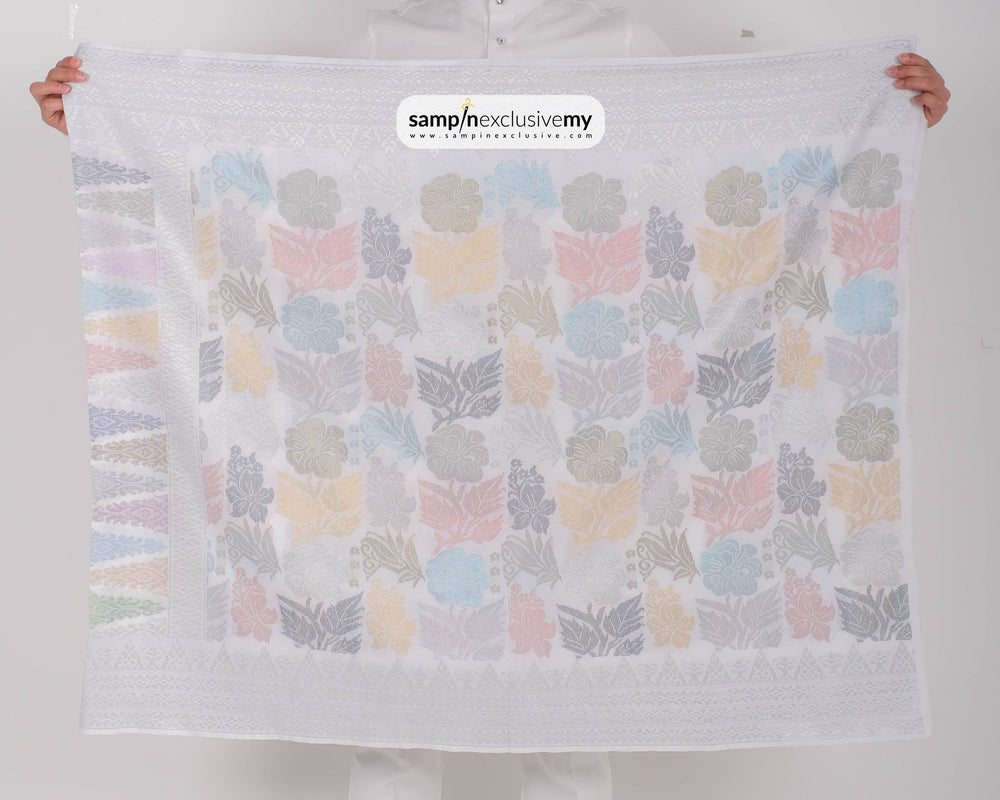 Elegant EX391 - Offwhite & Silver - SampinExclusiveMy