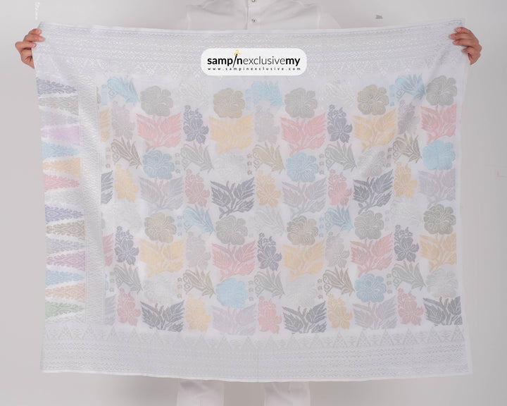 Elegant EX391 - Offwhite & Silver - SampinExclusiveMy