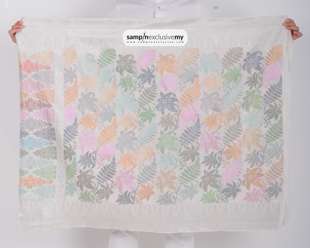 Elegant EX393 - Offwhite & Silver - SampinExclusiveMy