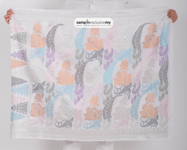 Elegant EX396 - Offwhite & Silver - SampinExclusiveMy