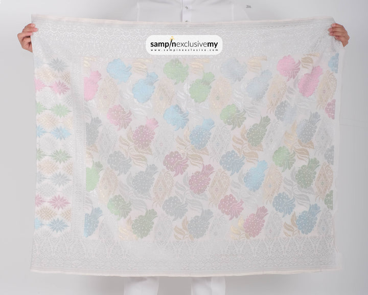 Elegant EX397 - Offwhite & Silver - SampinExclusiveMy