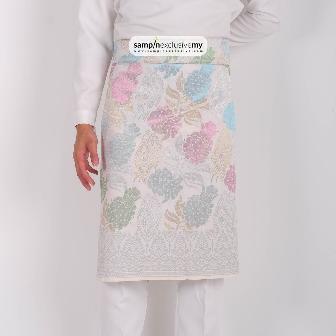 Elegant EX397 - Offwhite & Silver - SampinExclusiveMy