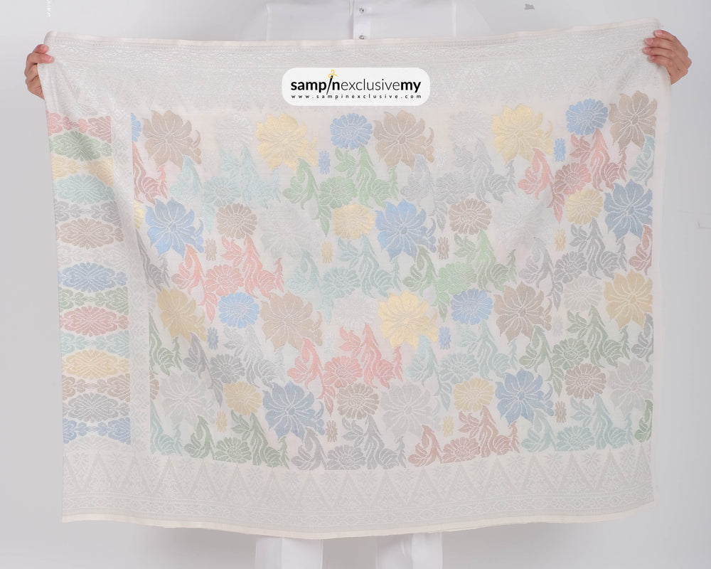 Elegant EX404 - Offwhite & Silver - SampinExclusiveMy