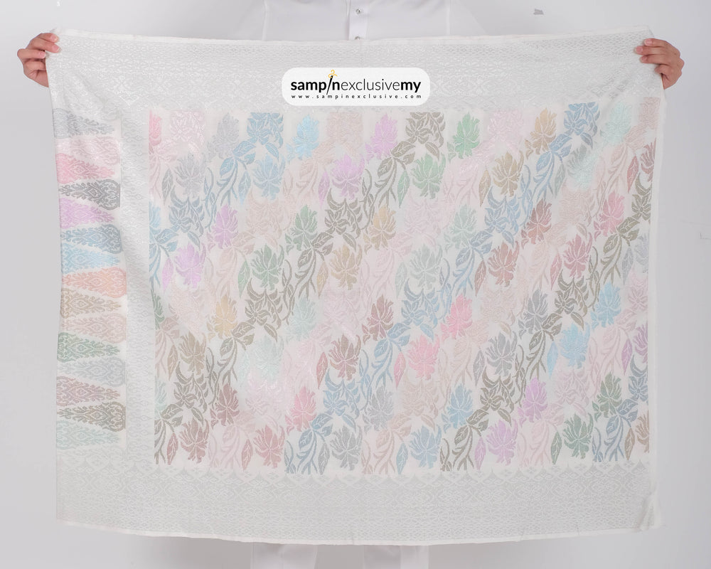 Elegant EX408 - Offwhite & Silver - SampinExclusiveMy