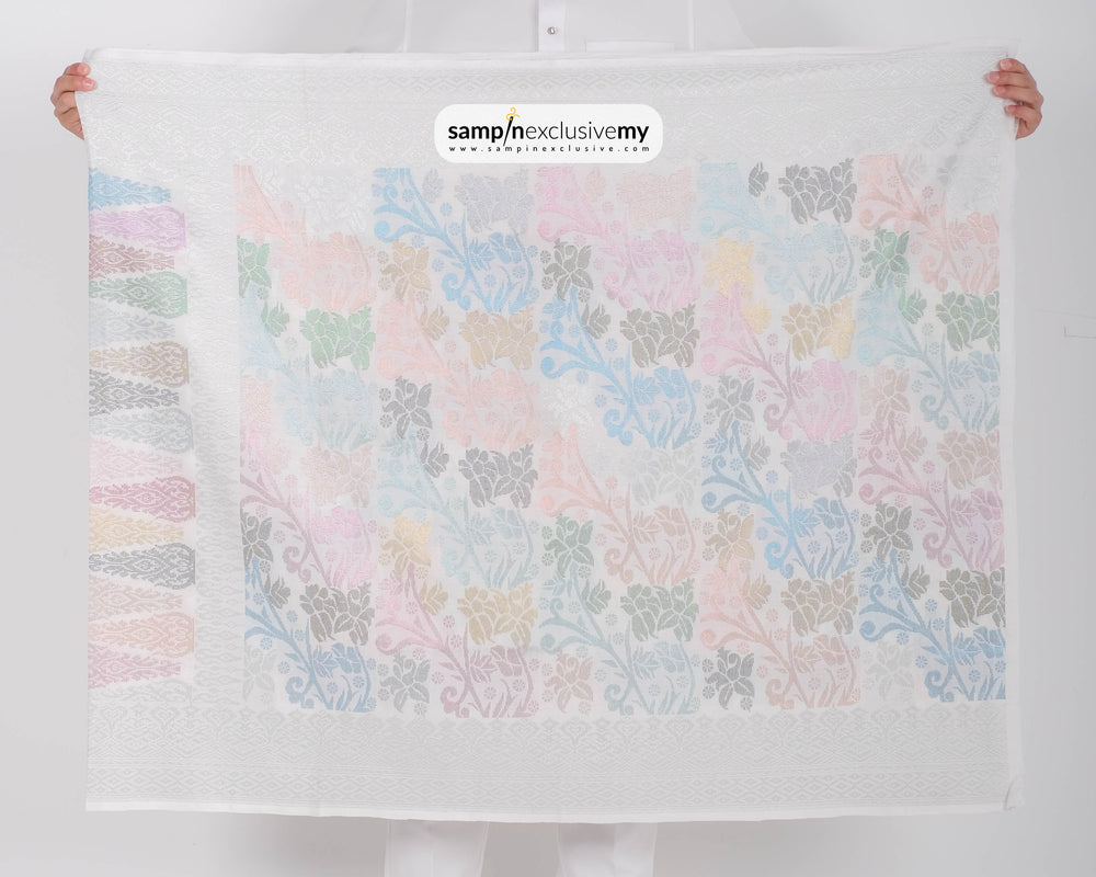 Elegant EX409 - Offwhite & Silver - SampinExclusiveMy