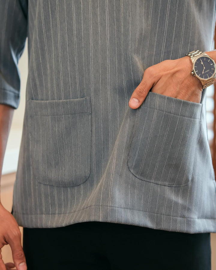 Kurta Jalin - Soft Blue